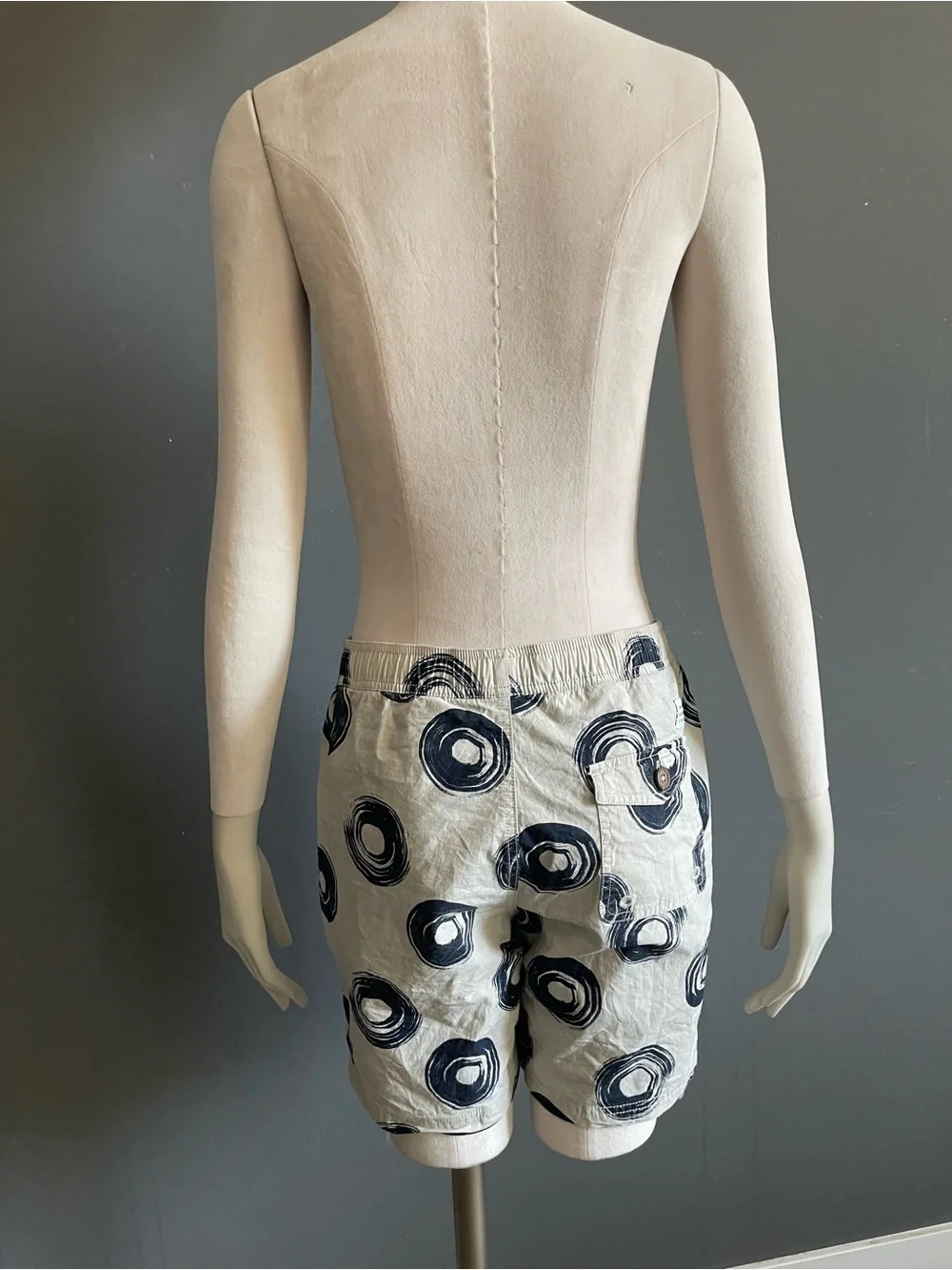 Banks Journal Studio Men’s Navy Circle Print Coastal Swim Trunks Shorts Size 30